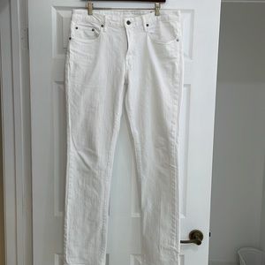 Bonobos pure white jeans these are the travel jeans! Basically brand new!! 34/34